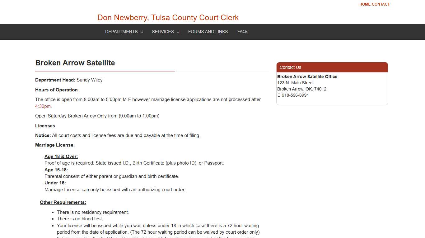 Broken Arrow Satellite